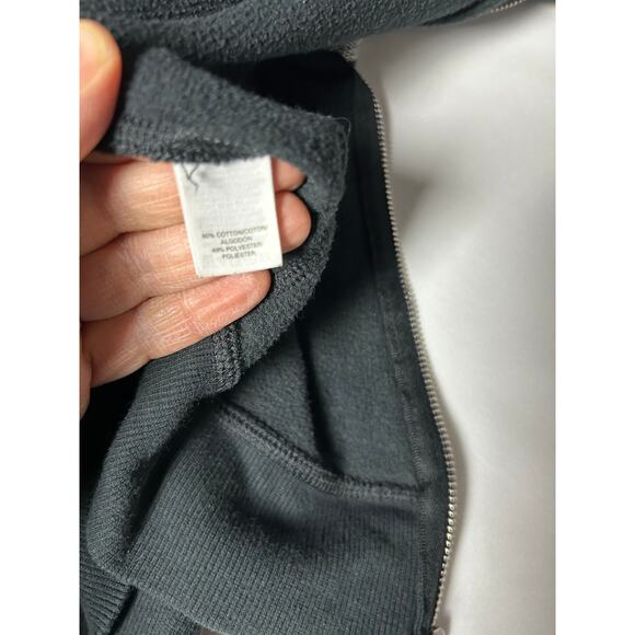 Victoria's Secret Black Angel Wing Sequin Hoodie Zip Up Sweatshirt size XS - Picture 8 of 14